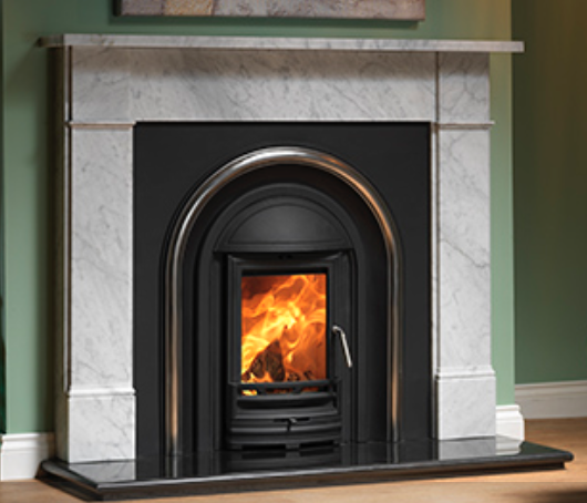 Flat Victorian Fire Surround in Carrara Marble 59&quot;